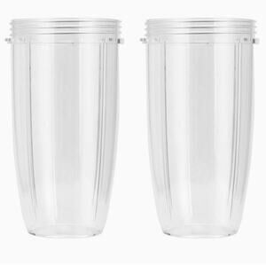 NWT Pack of 2 Replacement Plastic Cups for Nutribullet 32oz 600W and 900W